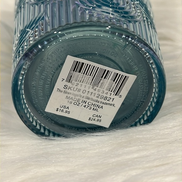 NWT Starbucks 2022 Teal Mermaid Iridescent Venti Tumbler - Picture 2 of 3